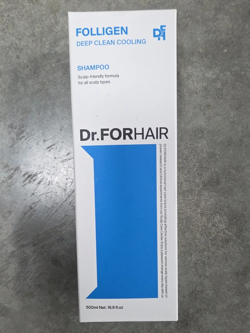 Folligen Deep Clean Cooling Shampoo - Blue